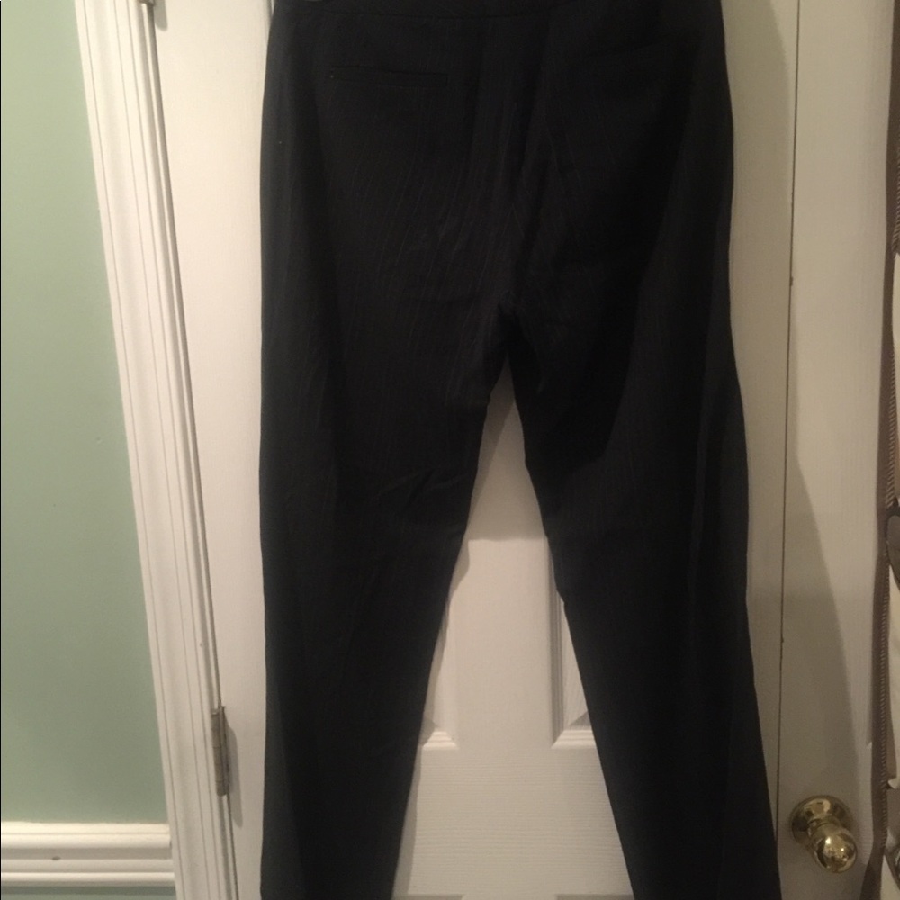 Elie Tahari, Black pinstripe dress pants